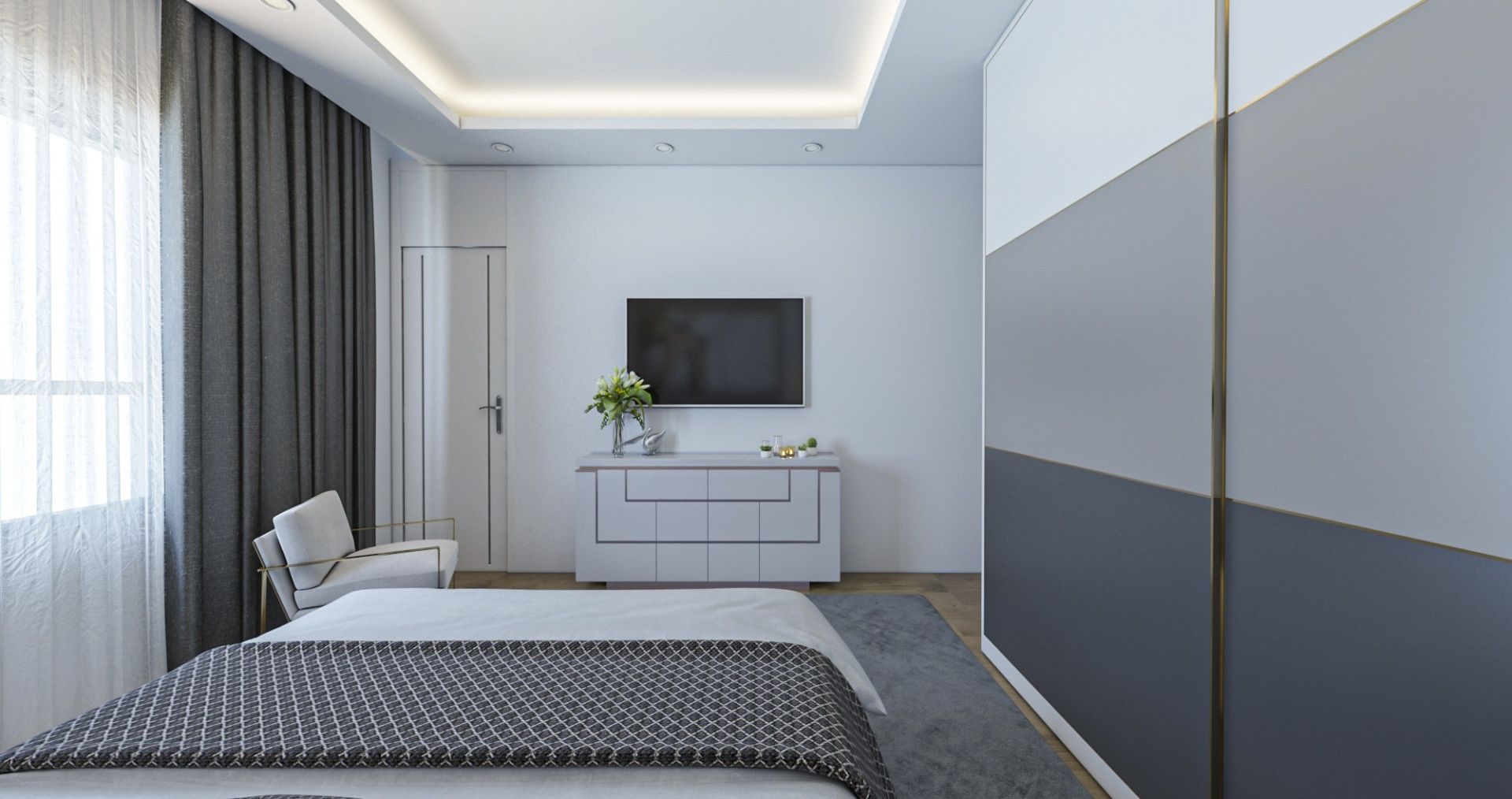 Трехкомнатная квартира 88 м² с большим балконом   в 850 метрах от пляжа "Лонг бич" — фото 3