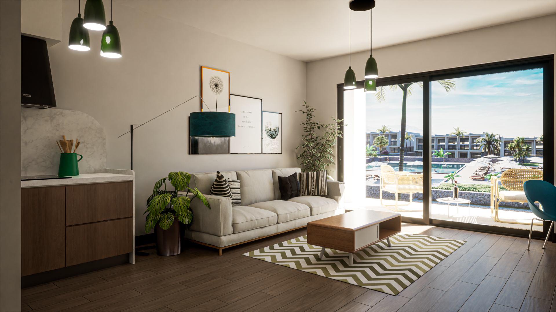 Студия 37 м² с садом и террасой 12 м² в 200 метрах от моря! — фото 3