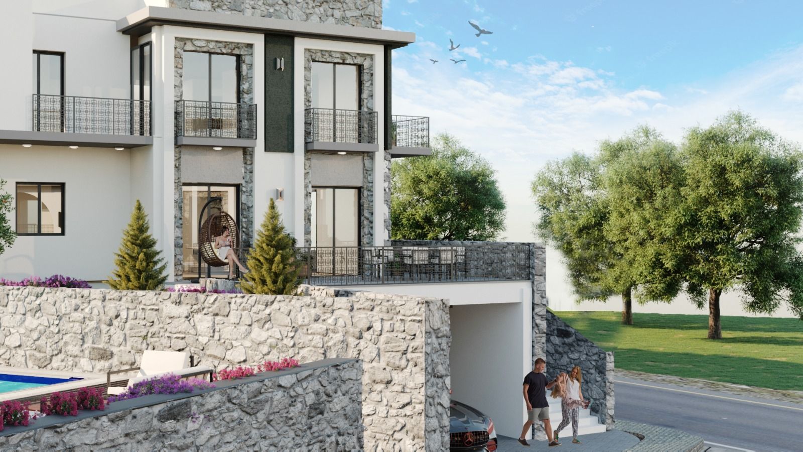 Квартира 3+1 (120 м2) с просторной террасой на крыше в Чаталкое — фото 2