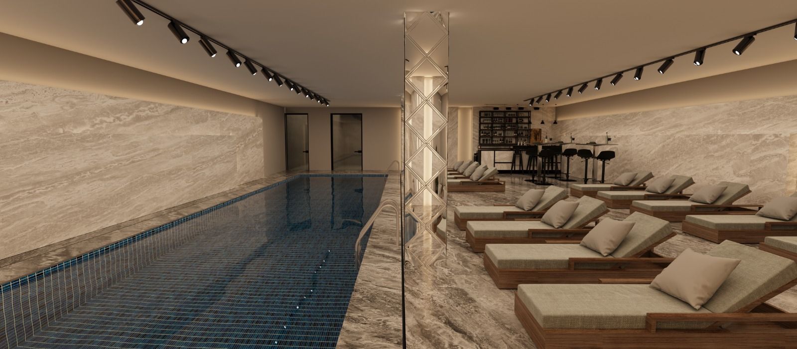 Апартаменты Loft 2+1 (113 м2) с двумя террасами в новом комплексе рядом с морем — фото 11