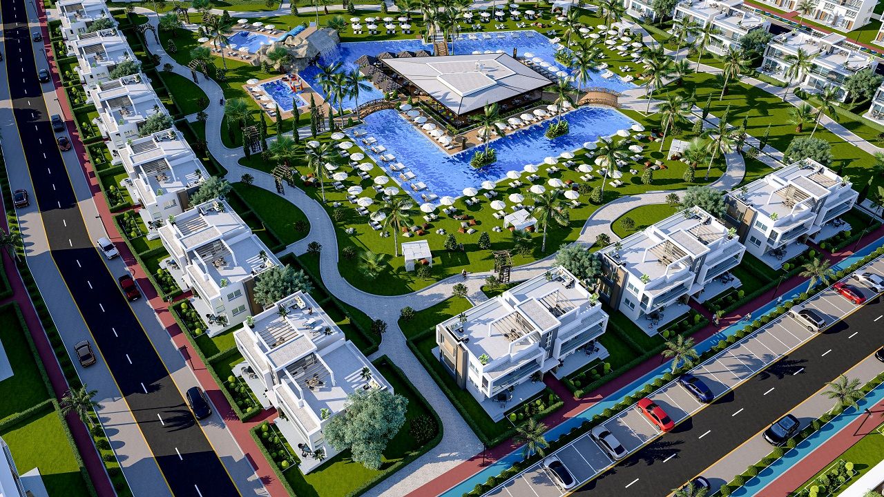 Трехкомнатная квартира 80 м2 с балконом 38 м2 в новом комплексе в Боазе — фото 22