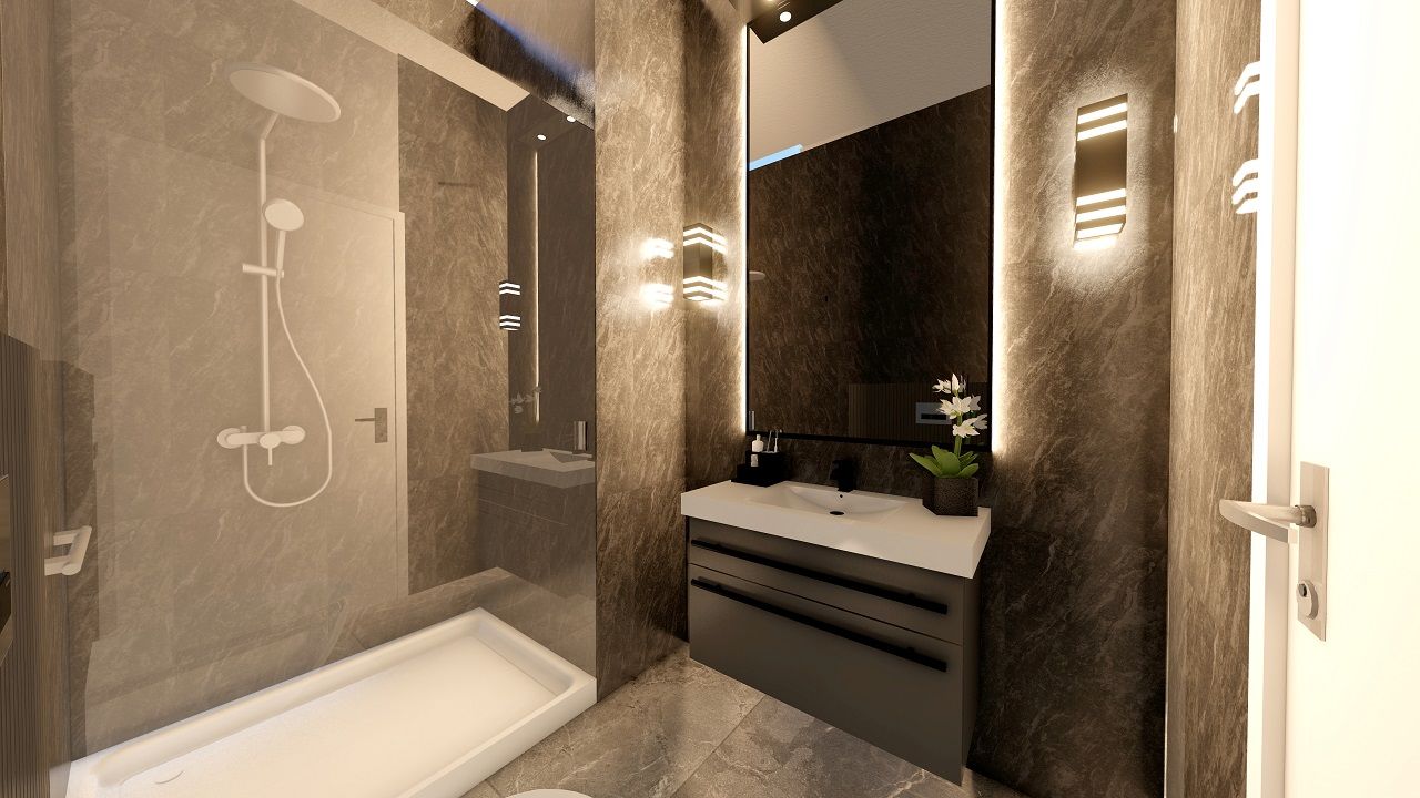 3-комнатные апартаменты 53 м²  в уютном комплексе в Алсанджаке — фото 6