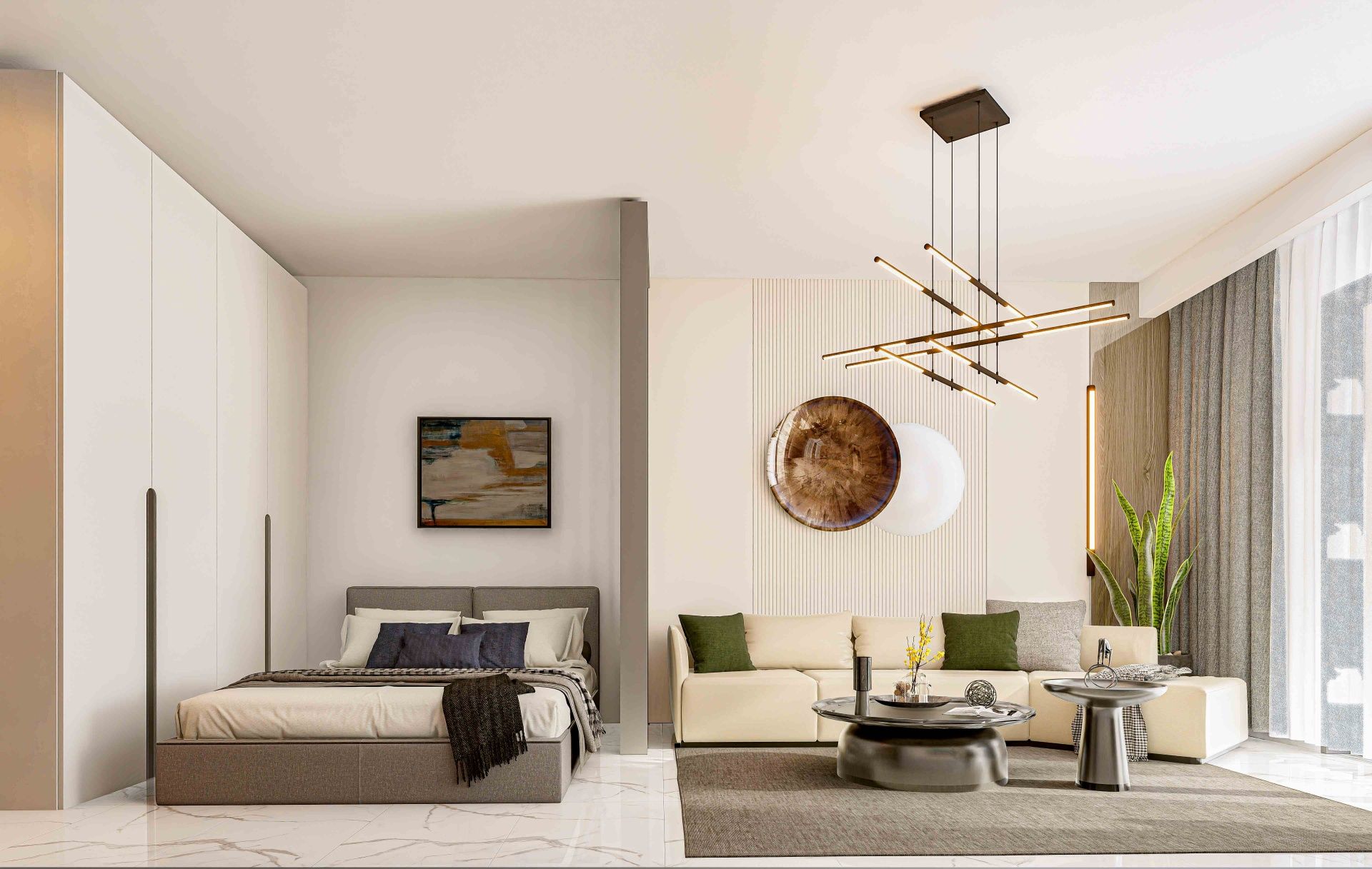 Студия 54 м² с террасой 8 м² в курортном комплексе — фото 43