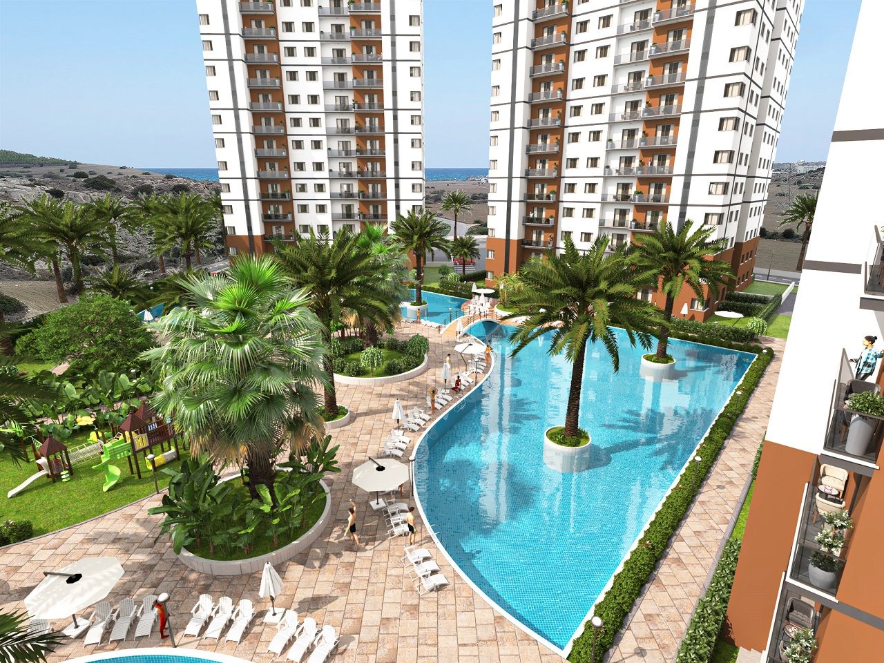 Двухкомнатная квартира 45м² в новом комплексе в Боазе — фото 2