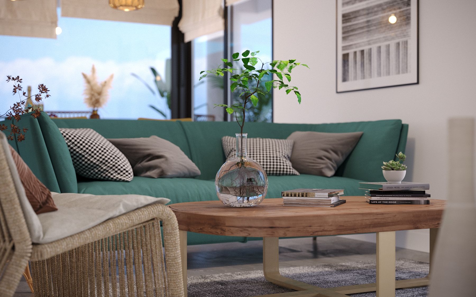 Двухкомнатная квартира 59  м² в новом комплексе в Гюзельюрте — фото 15