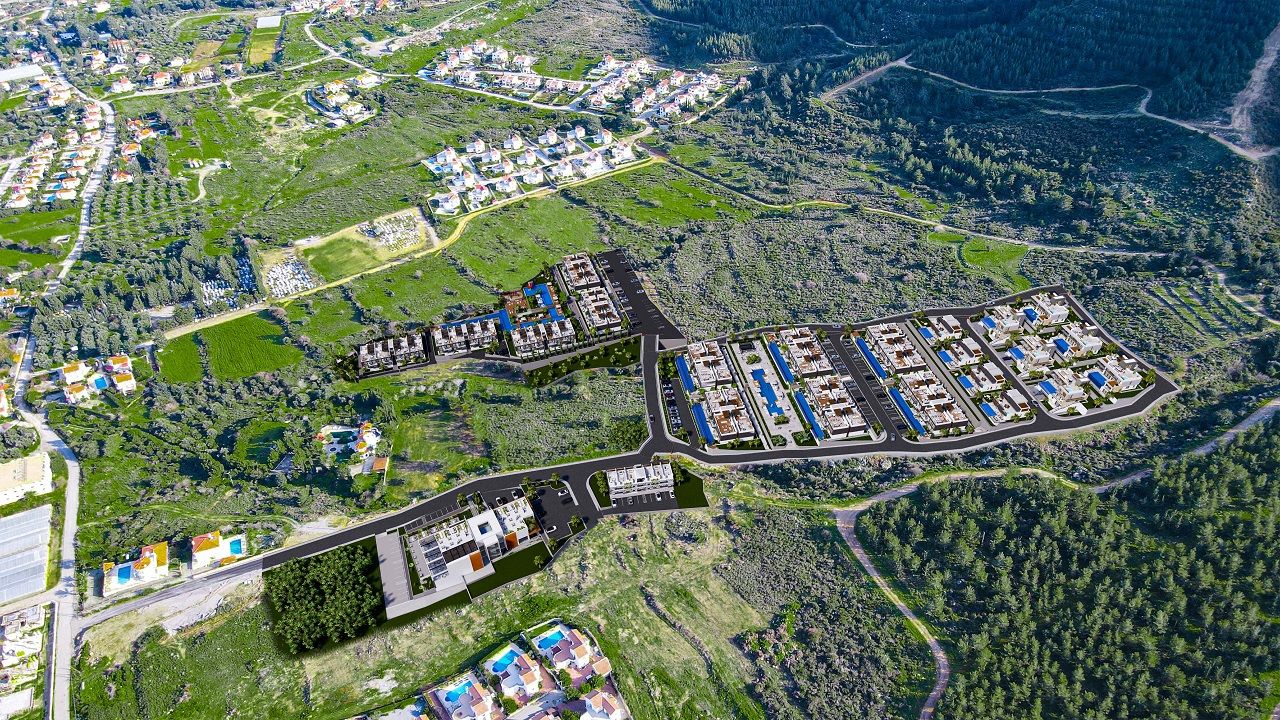 Студия 60 м² с собственным садом 10 м² в новом комплексе с видом на море и горы  — фото 13