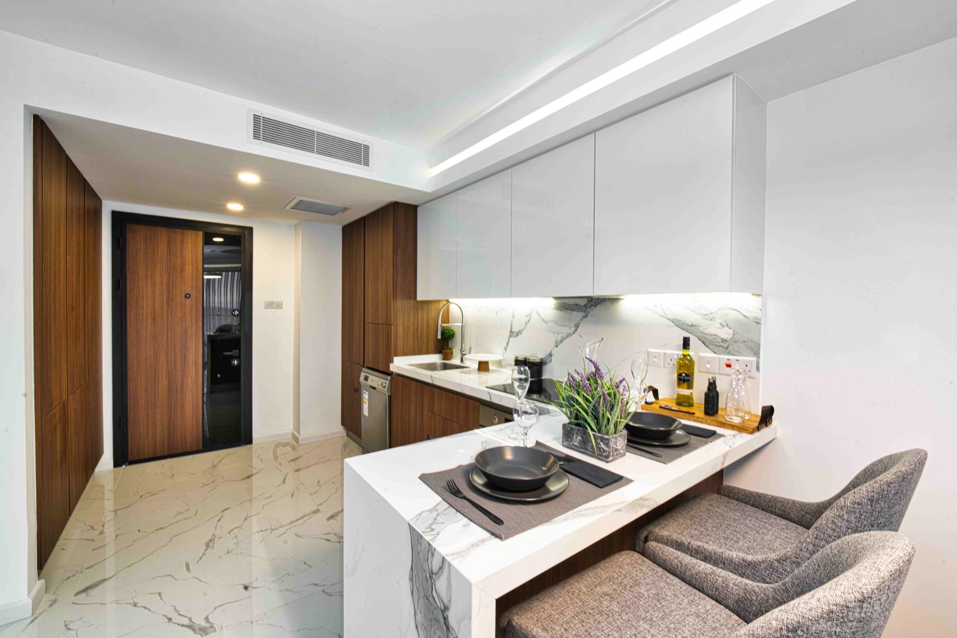 2-комнатные апартаменты 64 м² с террасой 8,5 м² и дизайн-пакетом в роскошном комплексе — фото 5