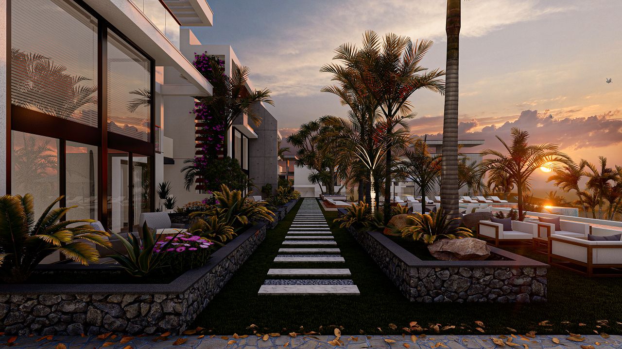 2-комнатный пентхаус 65 м² с террасой на крыше 55 м² в красивом комплексе на берегу моря — фото 13