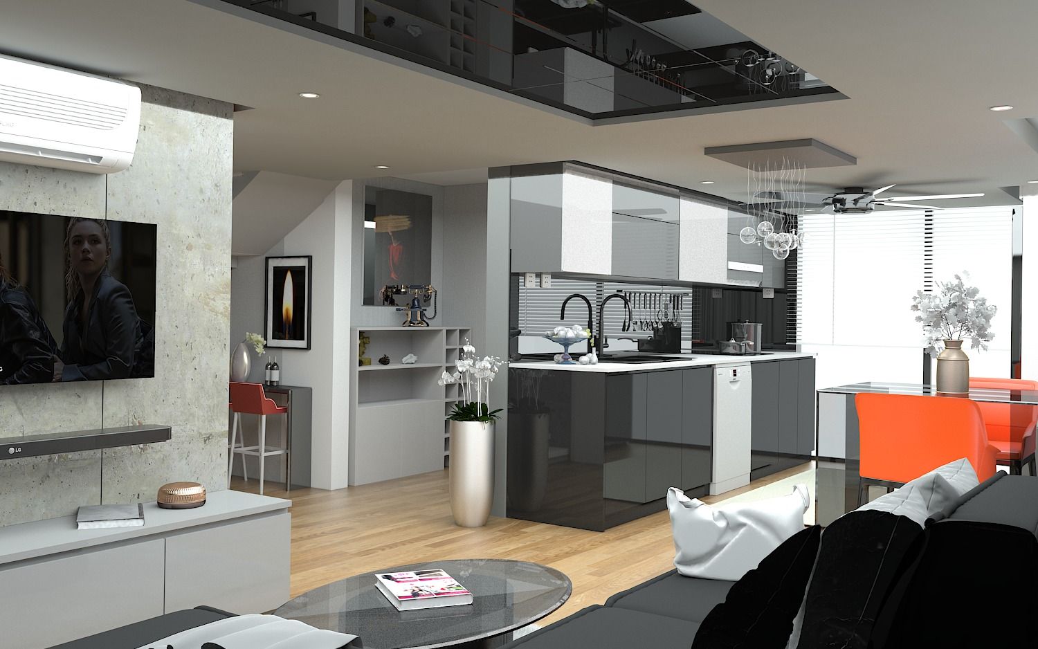 Вилла 4+1 (250 м²) с участком земли в новом комплексе в Лапте — фото 20