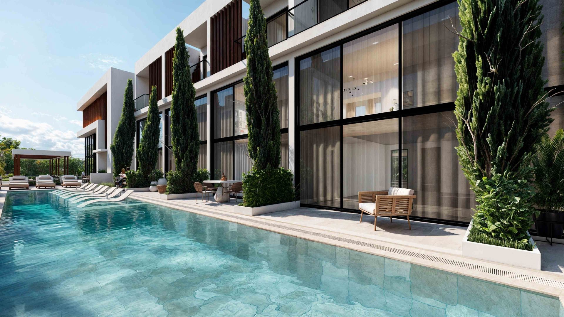 Студия penthouse 50м2 с террасой на крыше 45м2 — фото 16