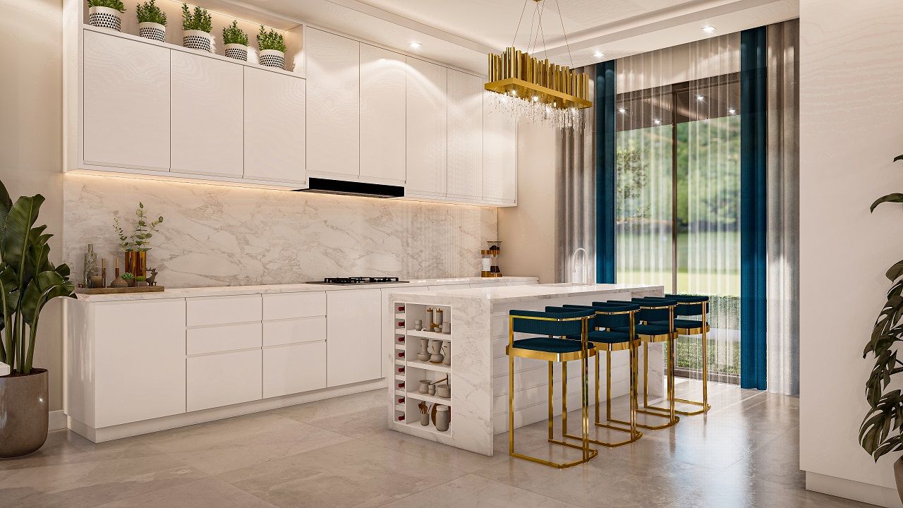 Вилла 4+1 (293 м²) с  собственным участком земли в 1 километре от моря — фото 24