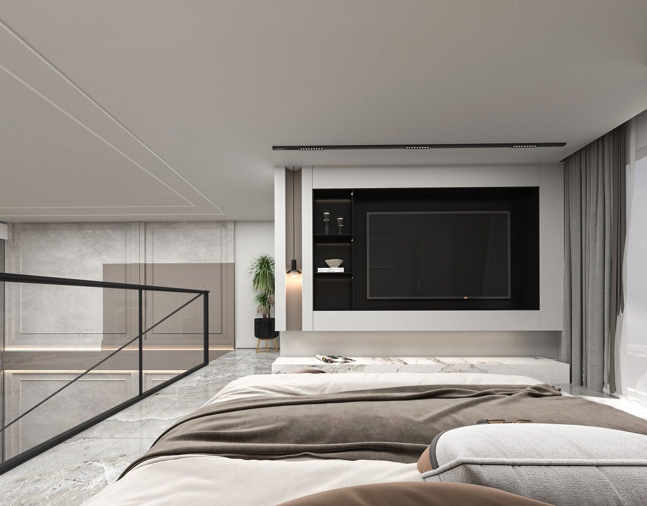 Квартира 1+1 Loft 63 м² с террасой 10 м² и садом 22 м² в Татлысу — фото 30