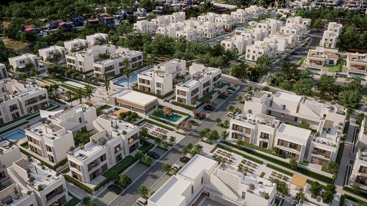 Квартира 3+1 (139 м²) с собственным садом  в новом комплексе в Алсанджаке — фото 8