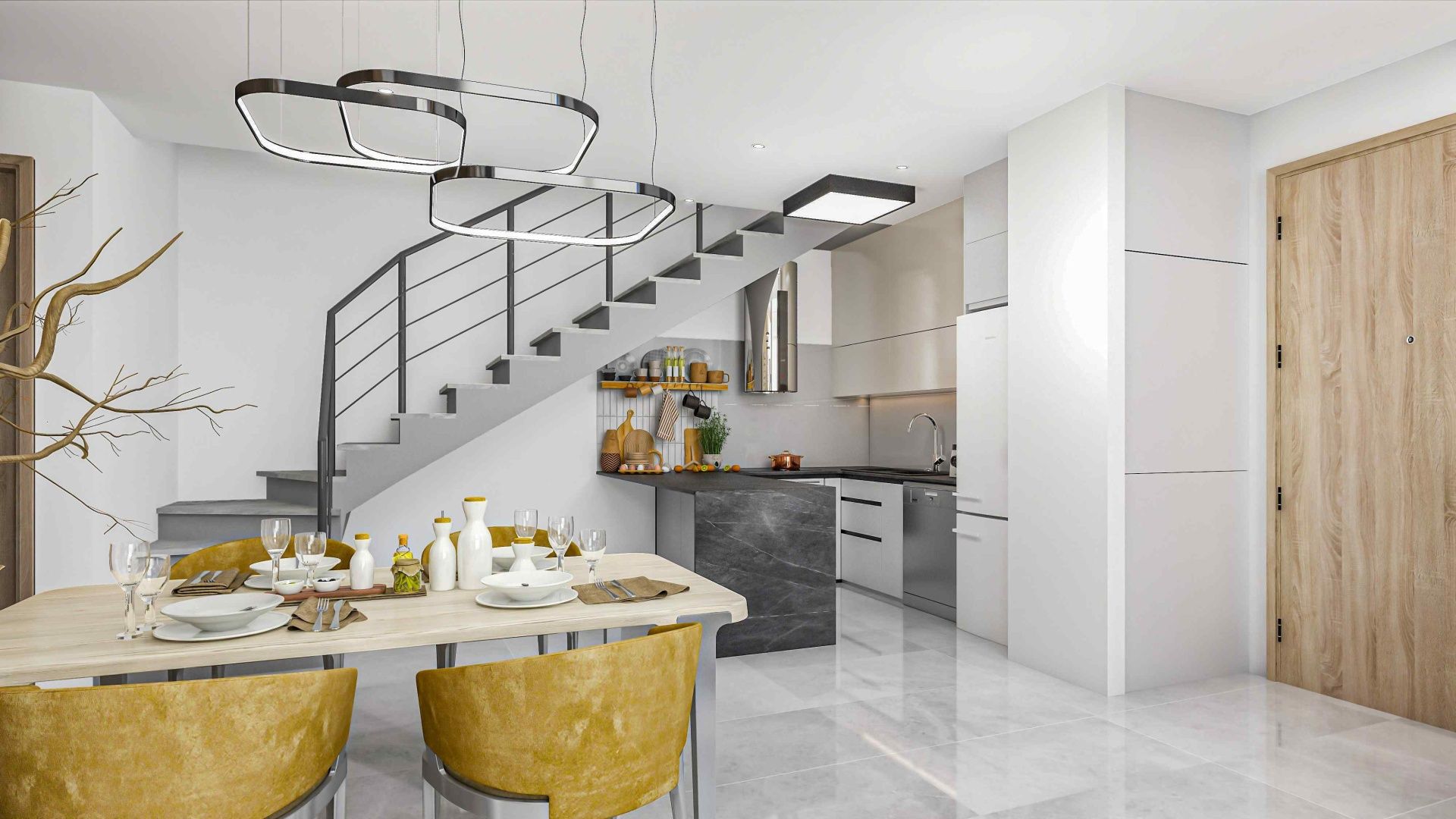 3-комнатные апартаменты loft 125 м² с террасой в Енибогазичи — фото 11
