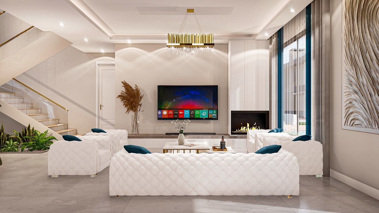 Вилла 3+1 (219 м²) с  собственным участком земли в 1 километре от моря — фото 9