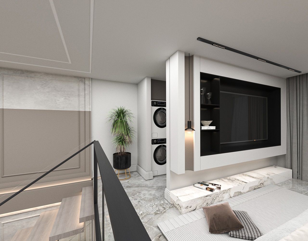 Квартира 1+1 Loft 63 м² с террасой 10 м² и садом 22 м² в Татлысу — фото 31