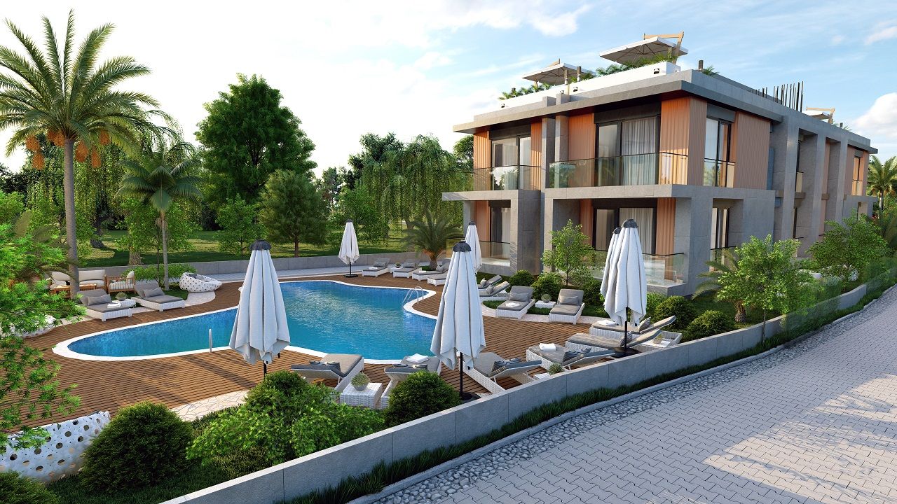 3-комнатные апартаменты 53 м²  в уютном комплексе в Алсанджаке — фото 10