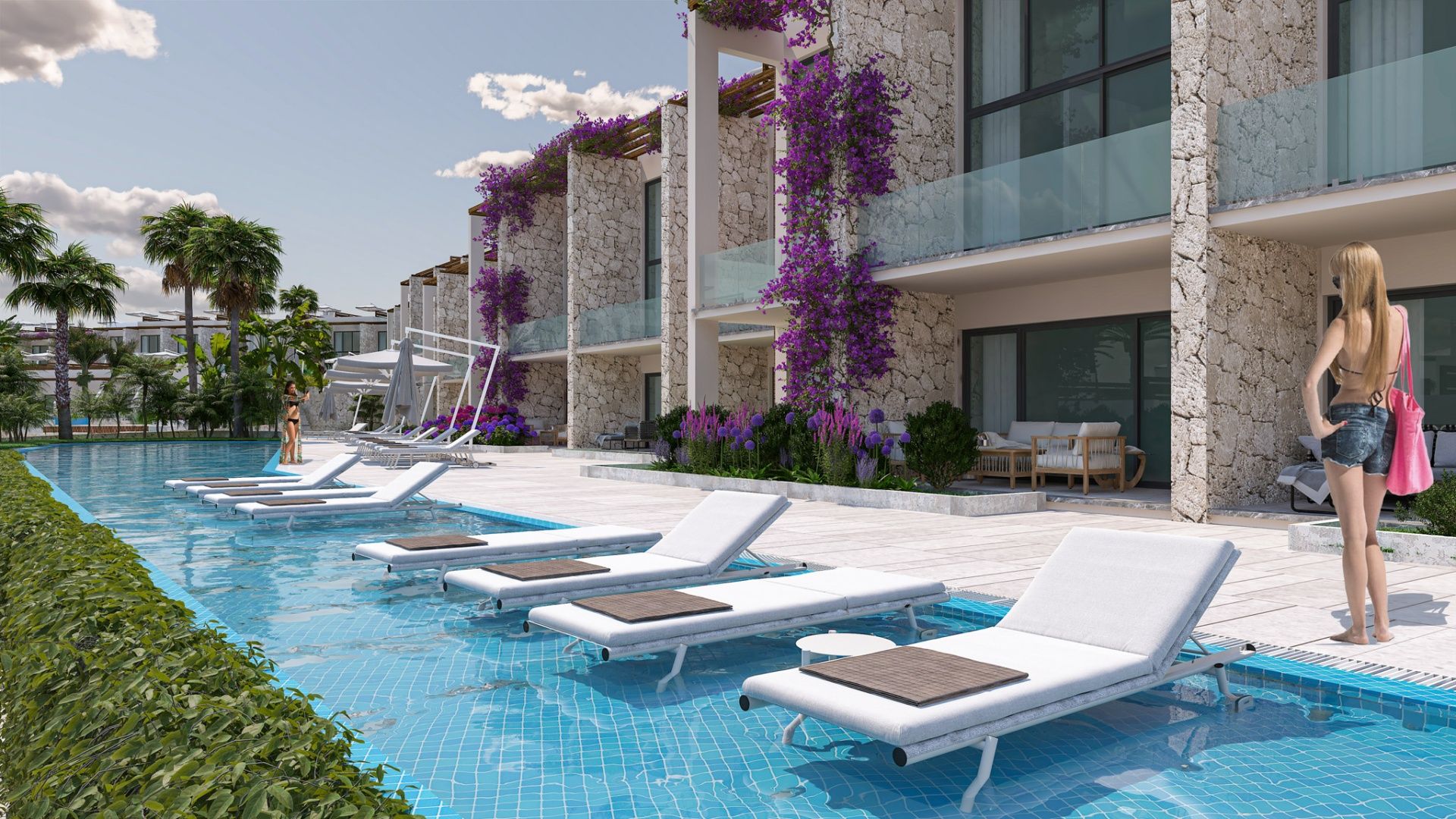 Студия 43 м² с балконом в роскошном комплексе у моря — фото 3