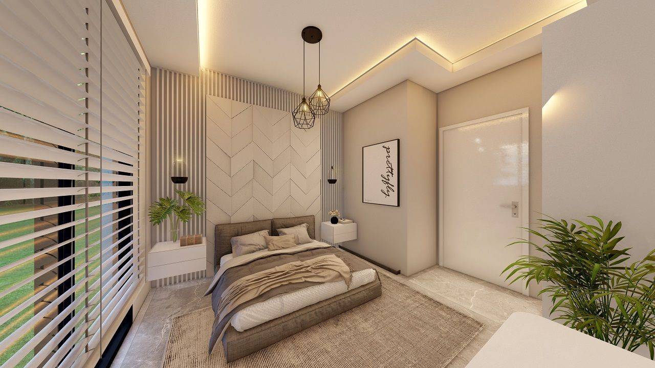 Трехкомнатная квартира 70 м2 с балконом и садом в Алсанджаке — фото 7