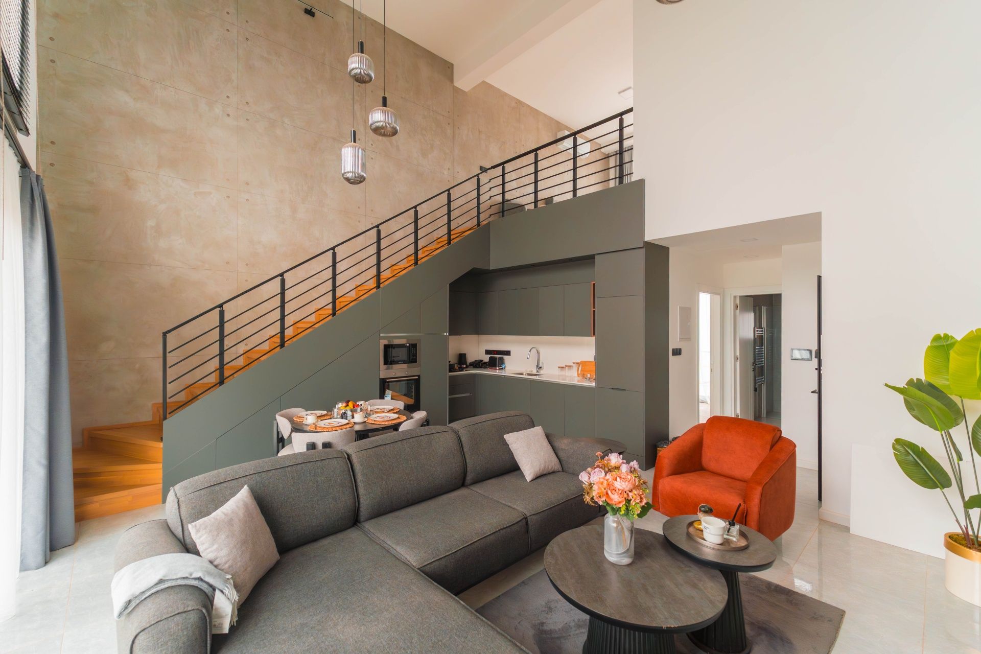 3-комнатные апартаменты loft 104 м² с террасой 9 м² с дизайн-пакетом — фото 2