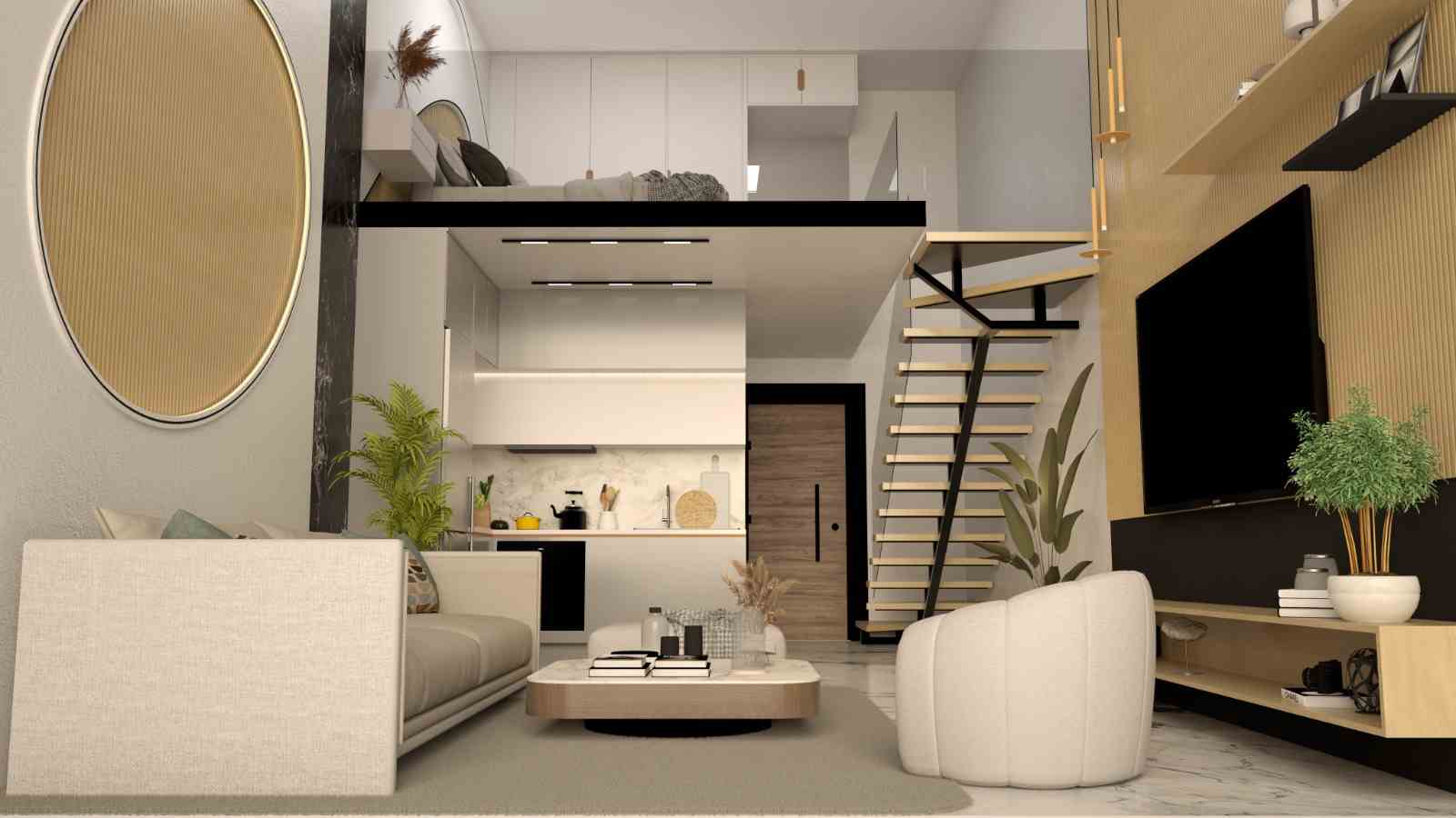 2-комнатные апартаменты 87 м² с террасой 14 м² в курортном комплексе — фото 41