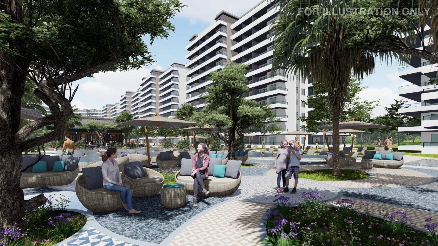 3-комнатные апартаменты 79 м² с балконом 15 м² в СПА-комплексе в 600 метрах от песчаного пляжа — фото 5