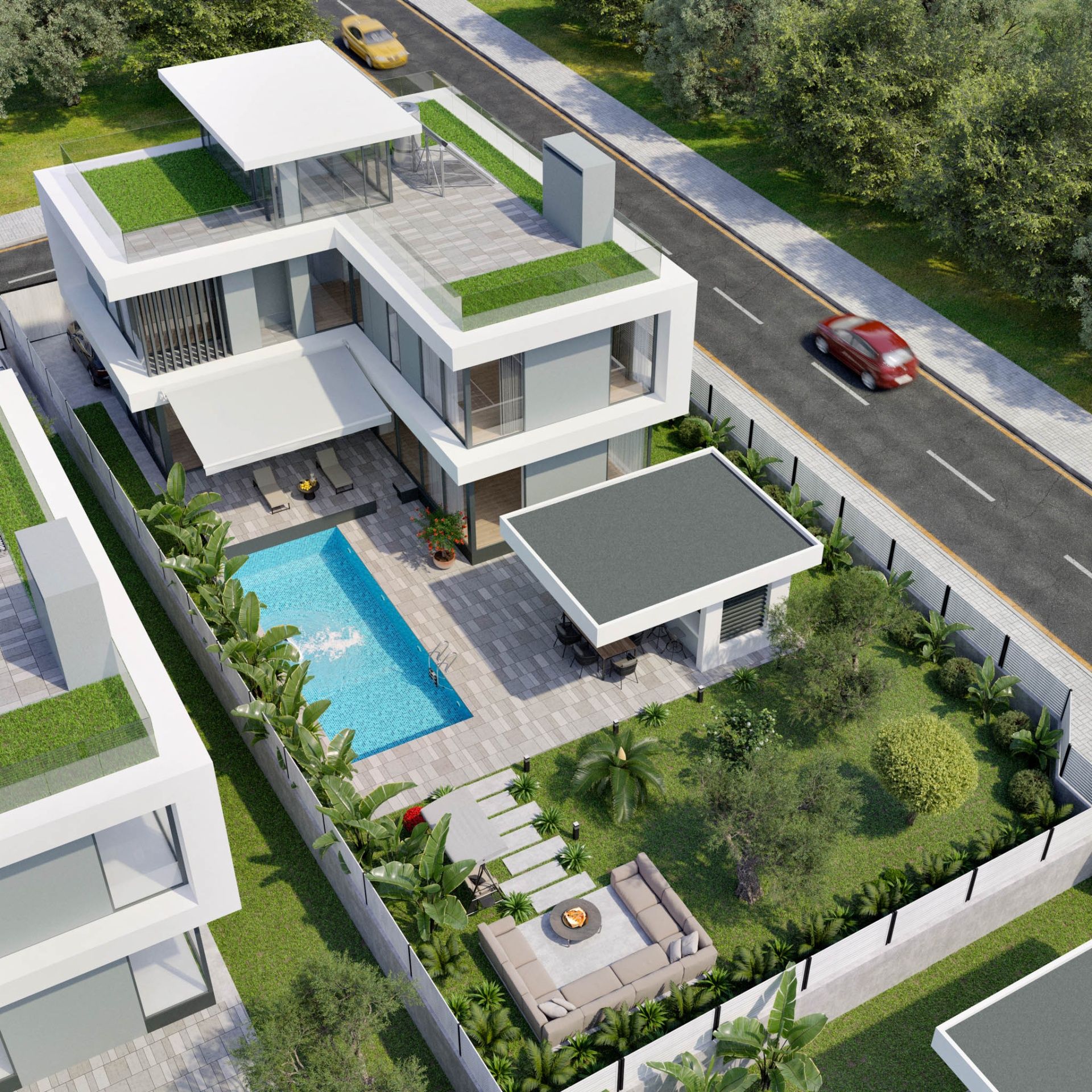 5-комнатная вилла 383 м² с полным дизайн-пакетом и террасой на крыше 139 м² и бассейном  — фото 10