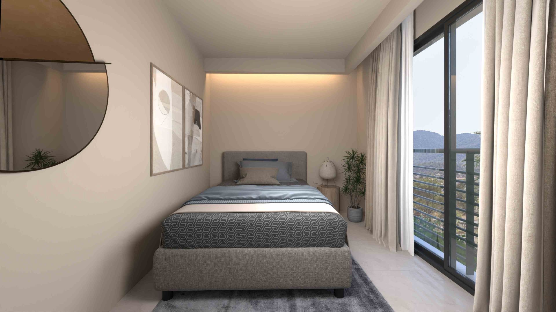 3-комнатный пентхаус loft 106 м² с двумя террасами в комплексе с частным пляжем — фото 6
