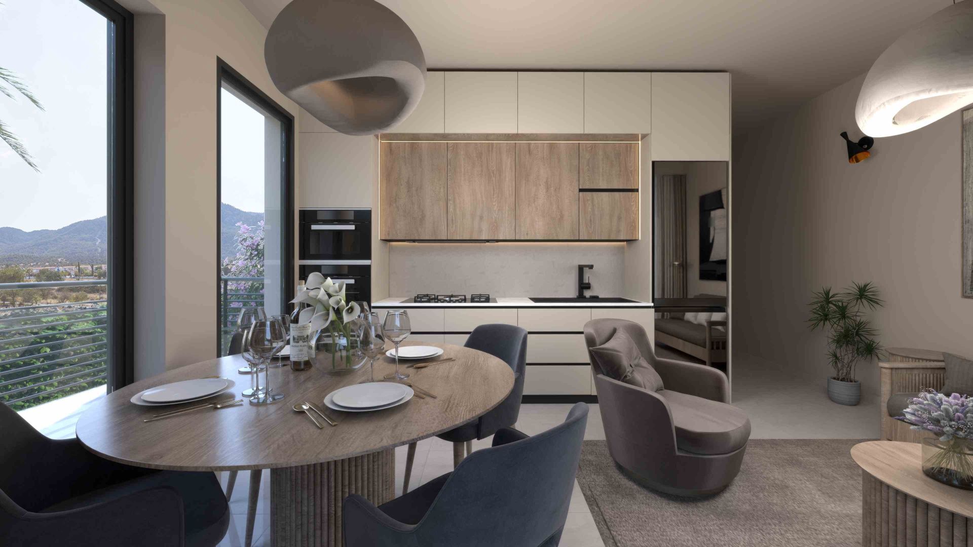 2-комнатные апартаменты 52 м² в комплексе с частным пляжем — фото 4