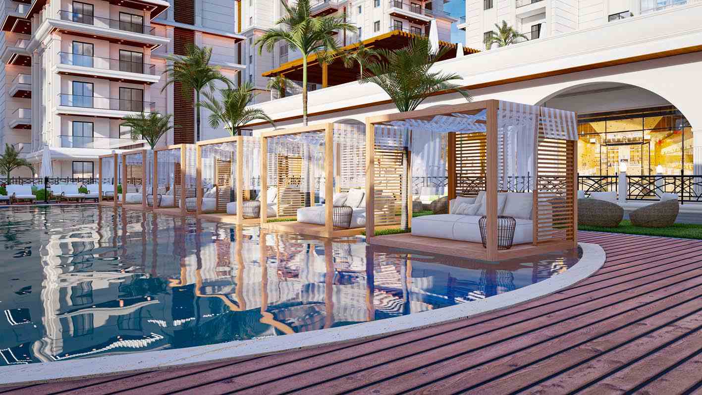 2-комнатные апартаменты 60 м² с террасой 10 м² в элитном комплексе — фото 14