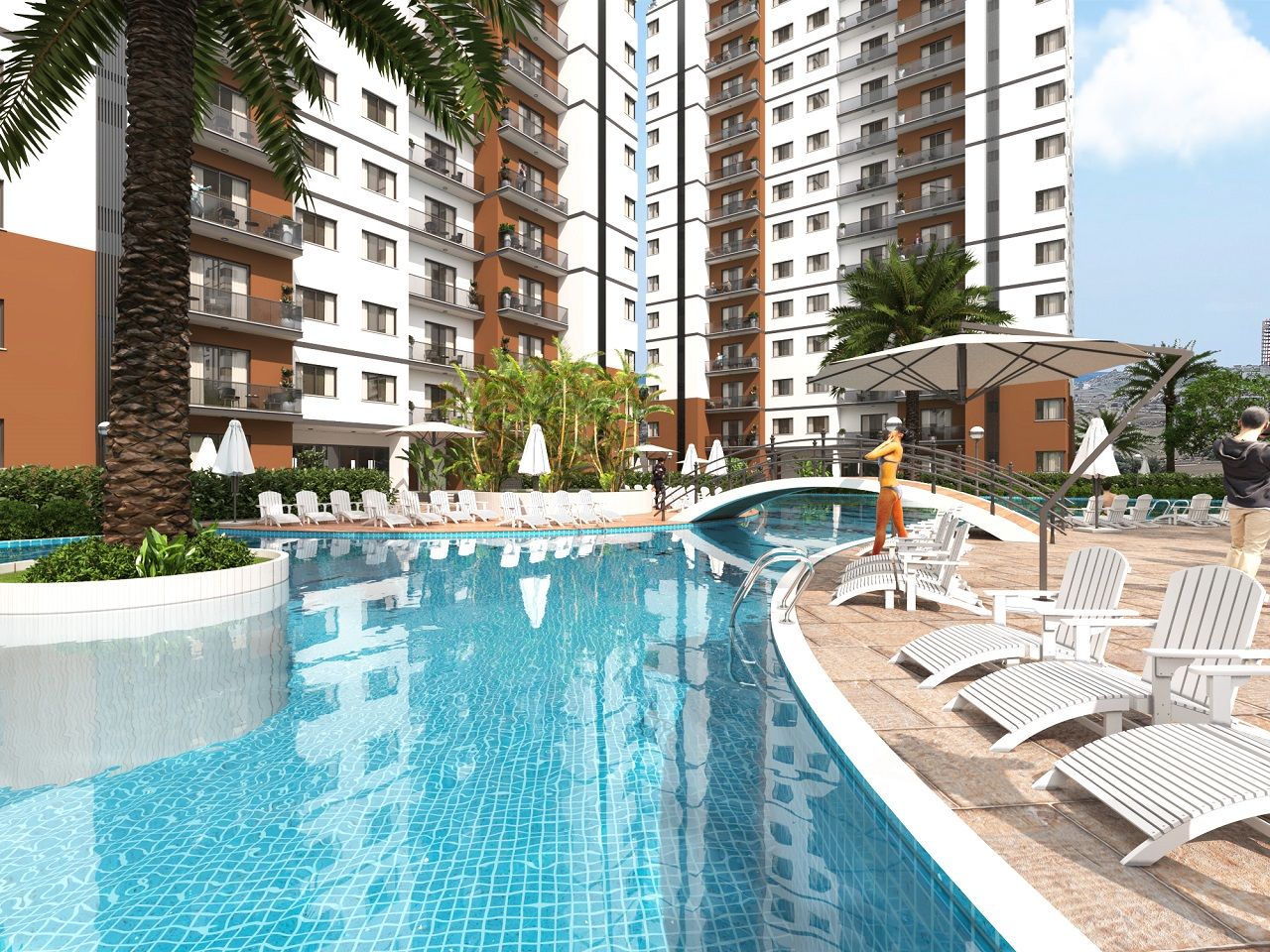 Студия 32м² в новом комплексе в Боазе — фото 11