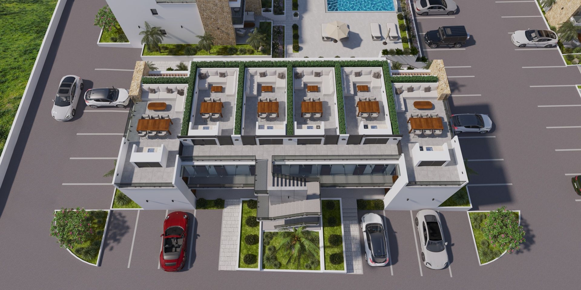 2-комнатный пентхаус 65 м² с террасой на крыше 50 м² в 400 метрах от моря! — фото 24