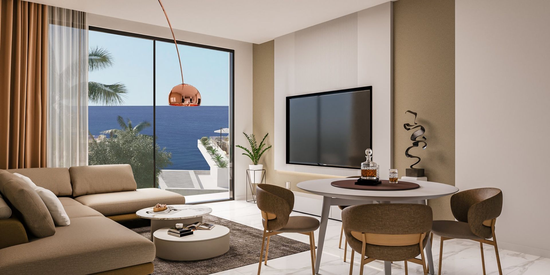 2-комнатные апартаменты 65 м² с террасой 13 м² в 50 метрах от моря! — фото 6