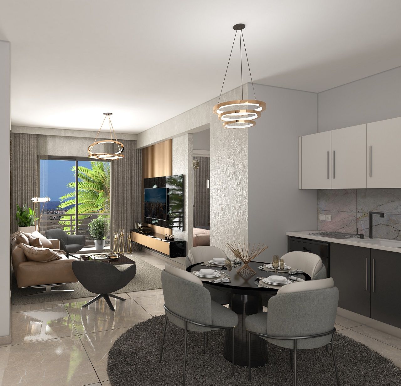 Трехкомнатная квартира 69 м² в новом комплексе в Боазе — фото 28