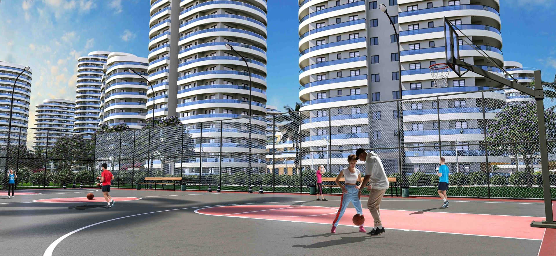 3-комнатные апартаменты 125 м² с террасой в элитном комплексе в 800 метрах от пляжа — фото 28