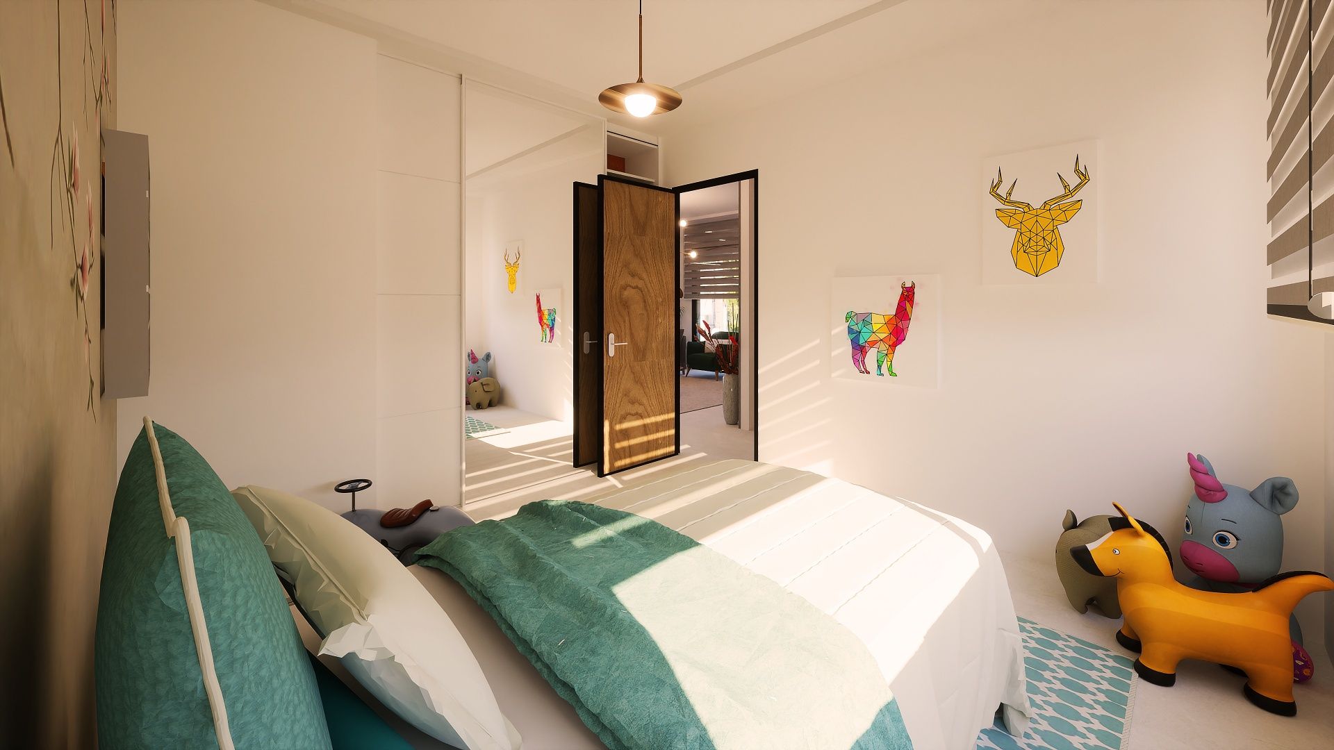 3-комнатные апартаменты 80 м² с террасой и садом в новом комплексе в Алсанджаке — фото 21