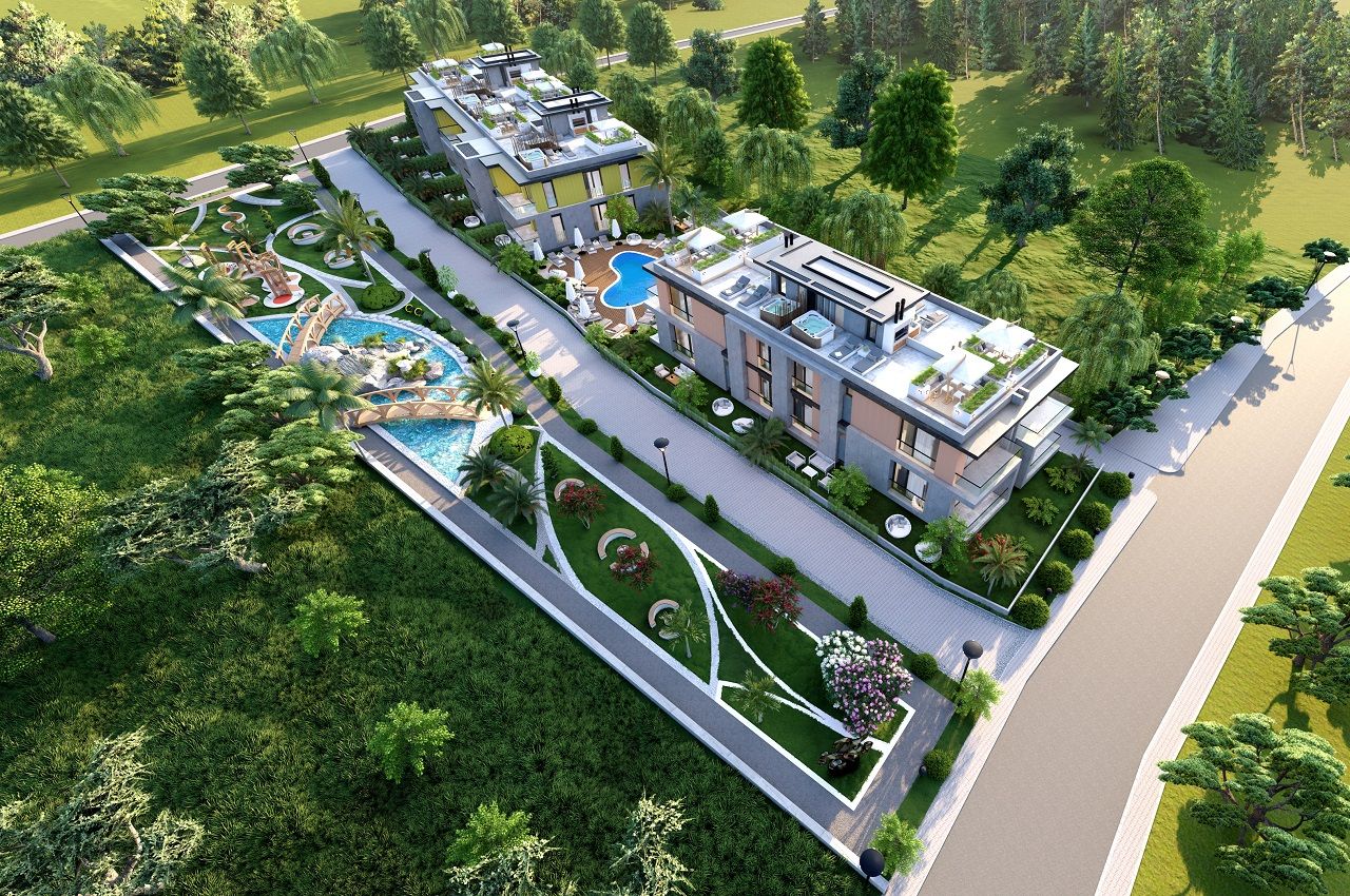 3-комнатные апартаменты 53 м²  в уютном комплексе в Алсанджаке — фото 12