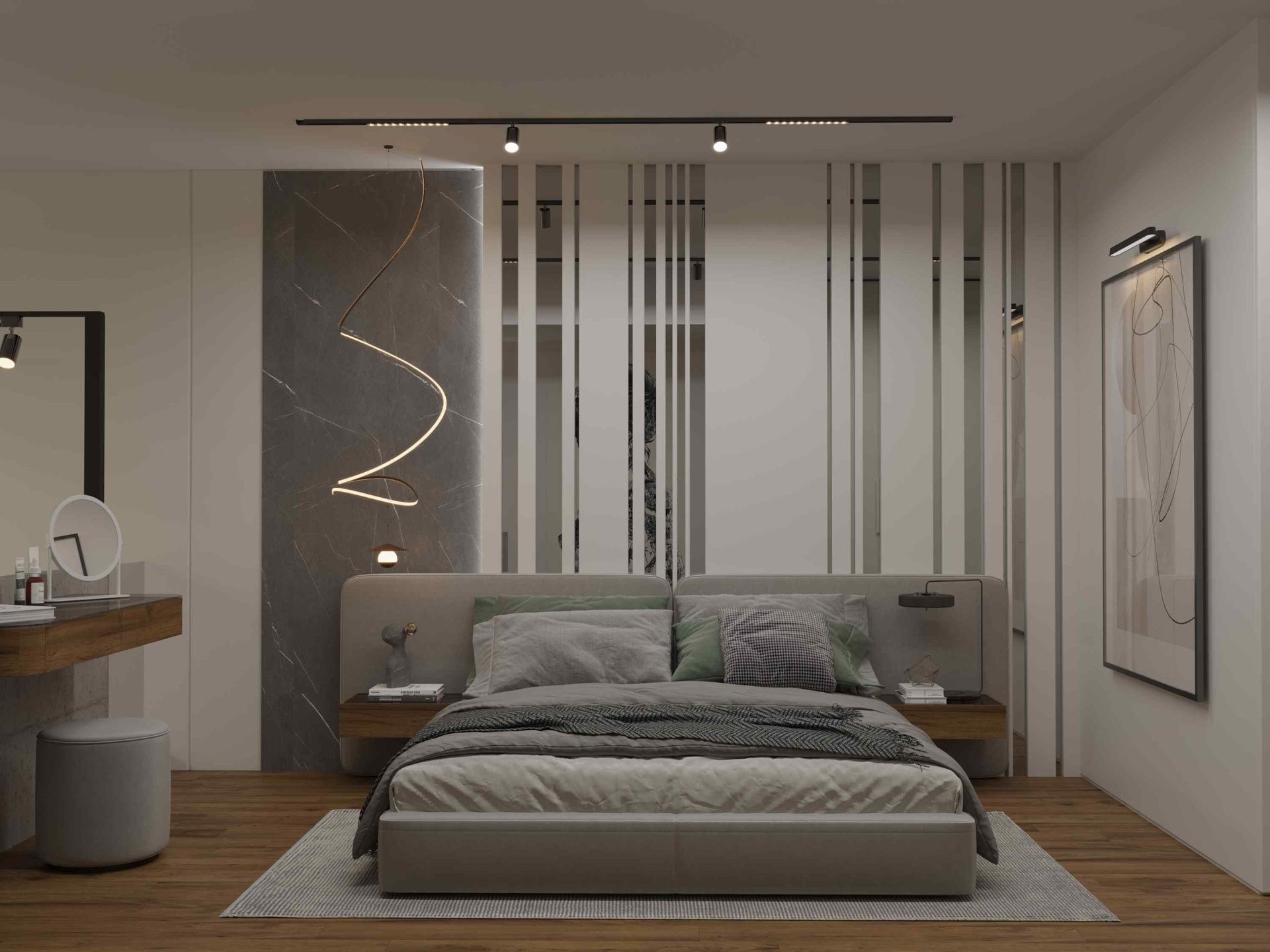 3-комнатный loft пентхаус 142 м² с террасой на крыше 53 м² в новом и современном комплексе в Эсентепе — фото 28