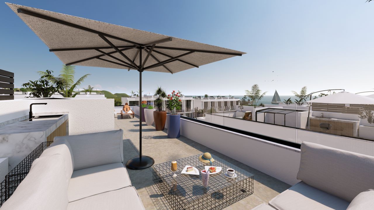 Квартира Loft 1+1 Penthouse 64 м2 с двумя террасами в Бахчели — фото 16