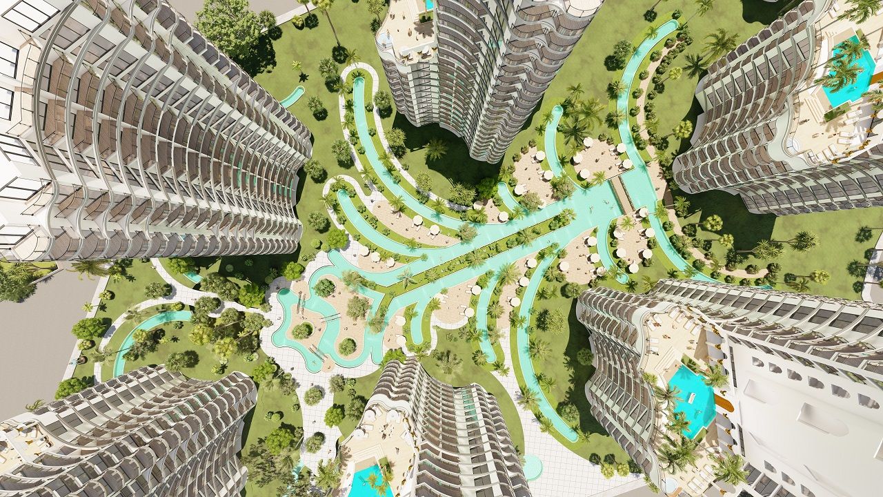 Двухкомнатная квартира 58м² в самом роскошном и новом комплексе на берегу моря