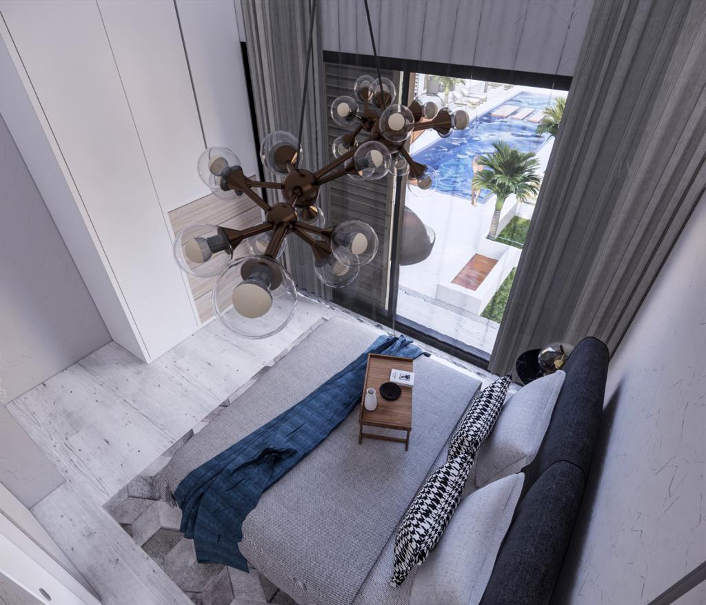 Современная вилла 4+1 (250 м²) в новом комплексе в Каршияке — фото 1