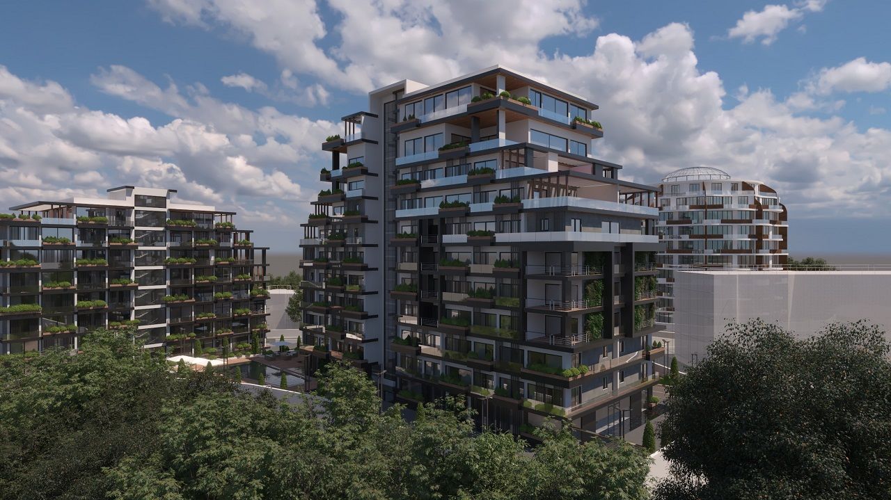 Квартира 3+1 (117м²  ) в роскошном современном комплексе в центре Кирении — фото 1