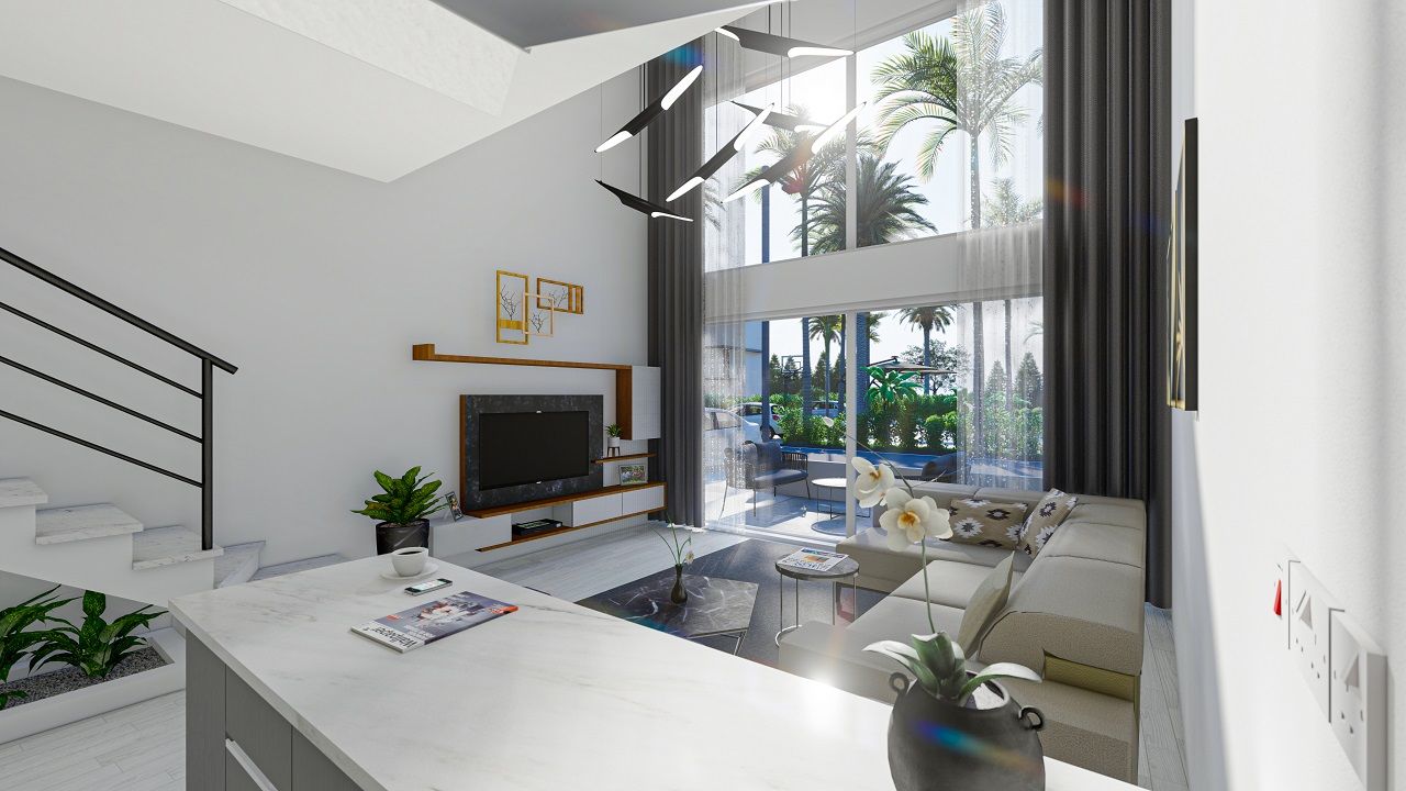 2-комнатные апартаменты loft 56 м² в новом комплексе в 600 метрах от пляжа — фото 5