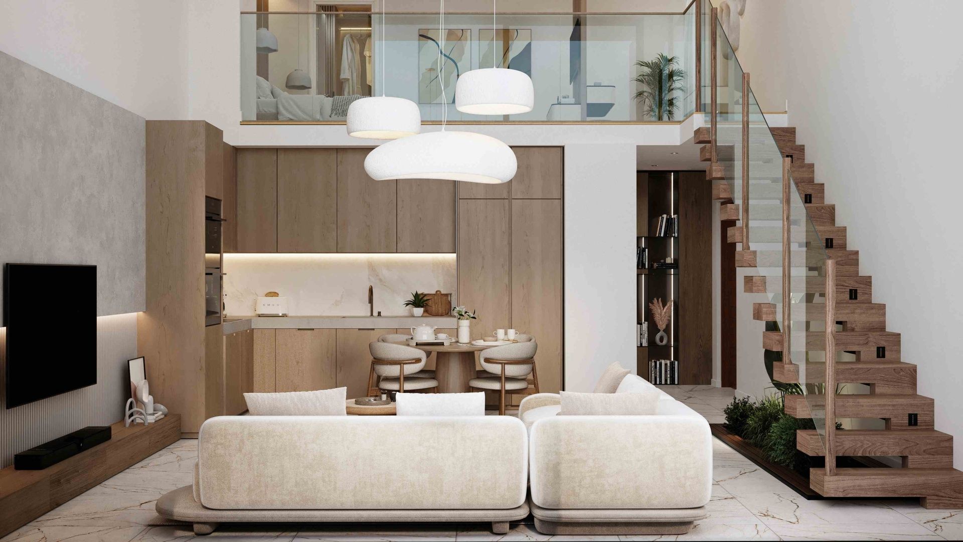 3-комнатный пентхаус loft 145 м² с террасой в 100 метрах от пляжа — фото 8