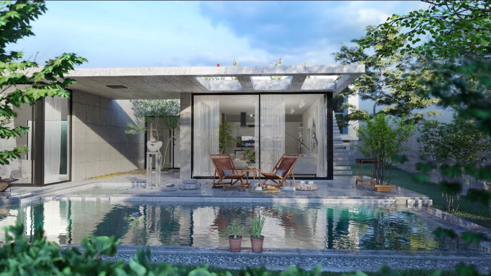 Роскошная вилла 3+1 (183 м²) с бассейном  в 100 метрах от пляжа — фото 1