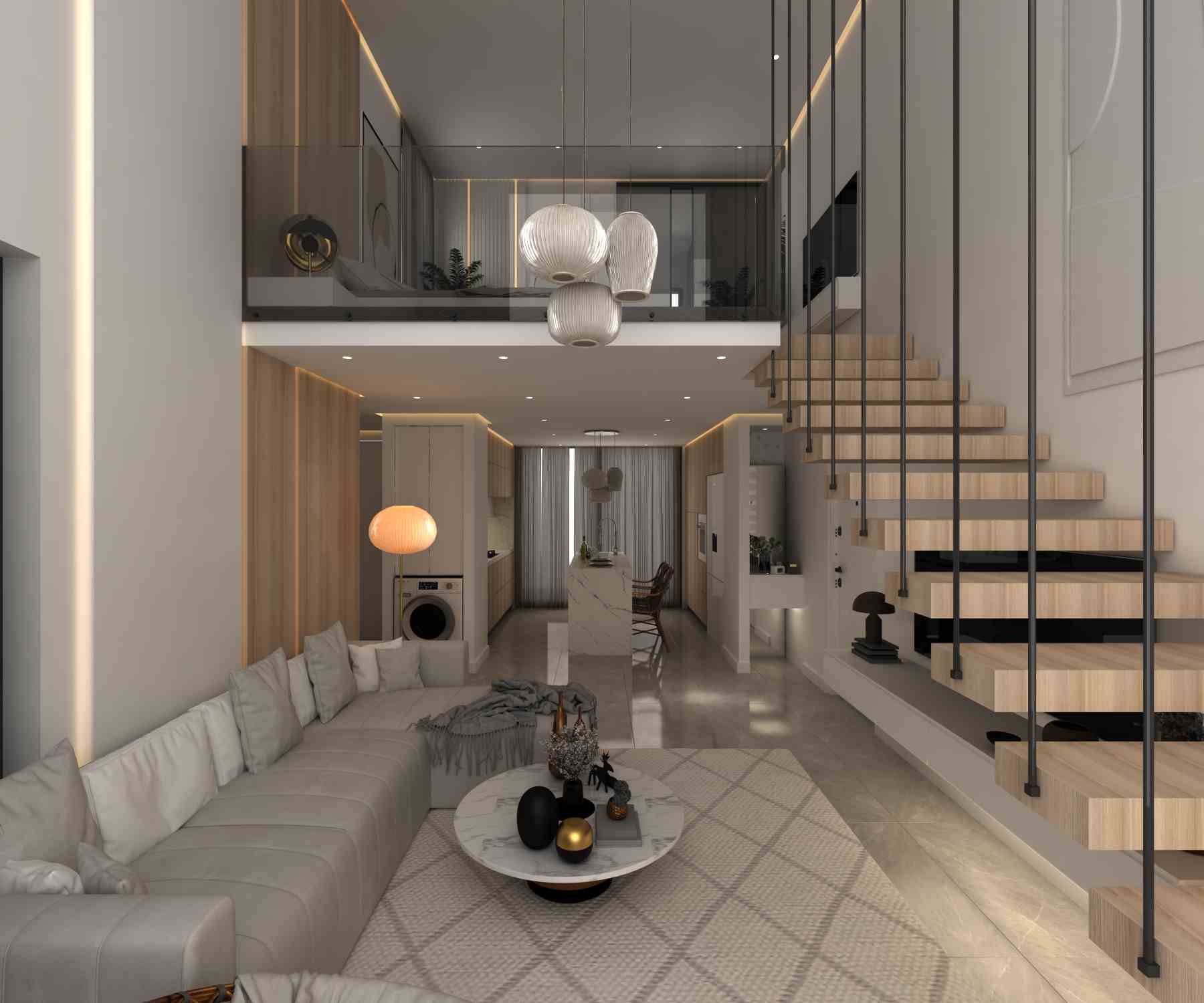 Апартаменты Loft 3+1 (223 м²) с тремя террасами в новом комплексе рядом с морем — фото 17