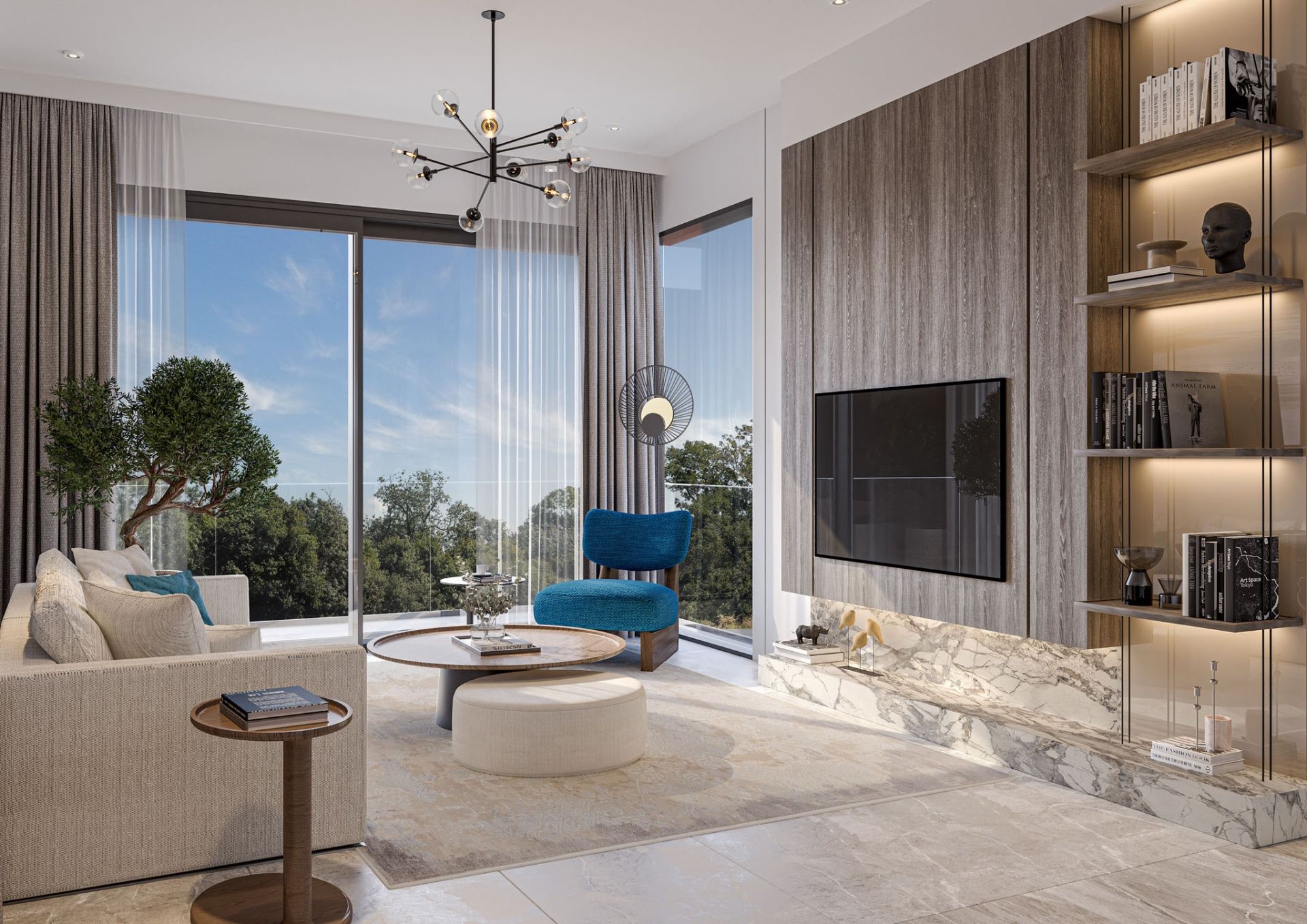 2-комнатные апартаменты 40 м² с террасой 12 м² в курортном комплексе — фото 5