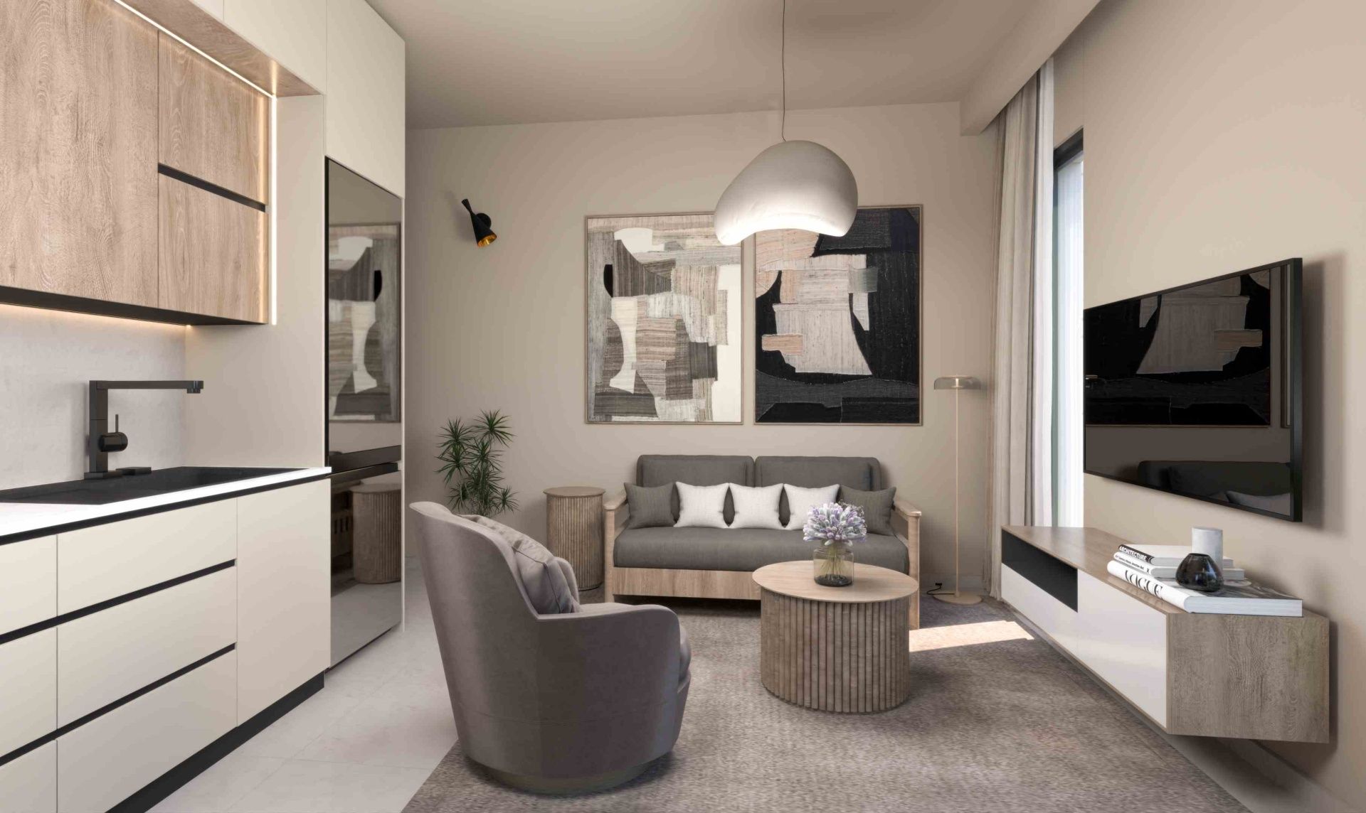 2-комнатные апартаменты 52 м² в комплексе с частным пляжем — фото 3