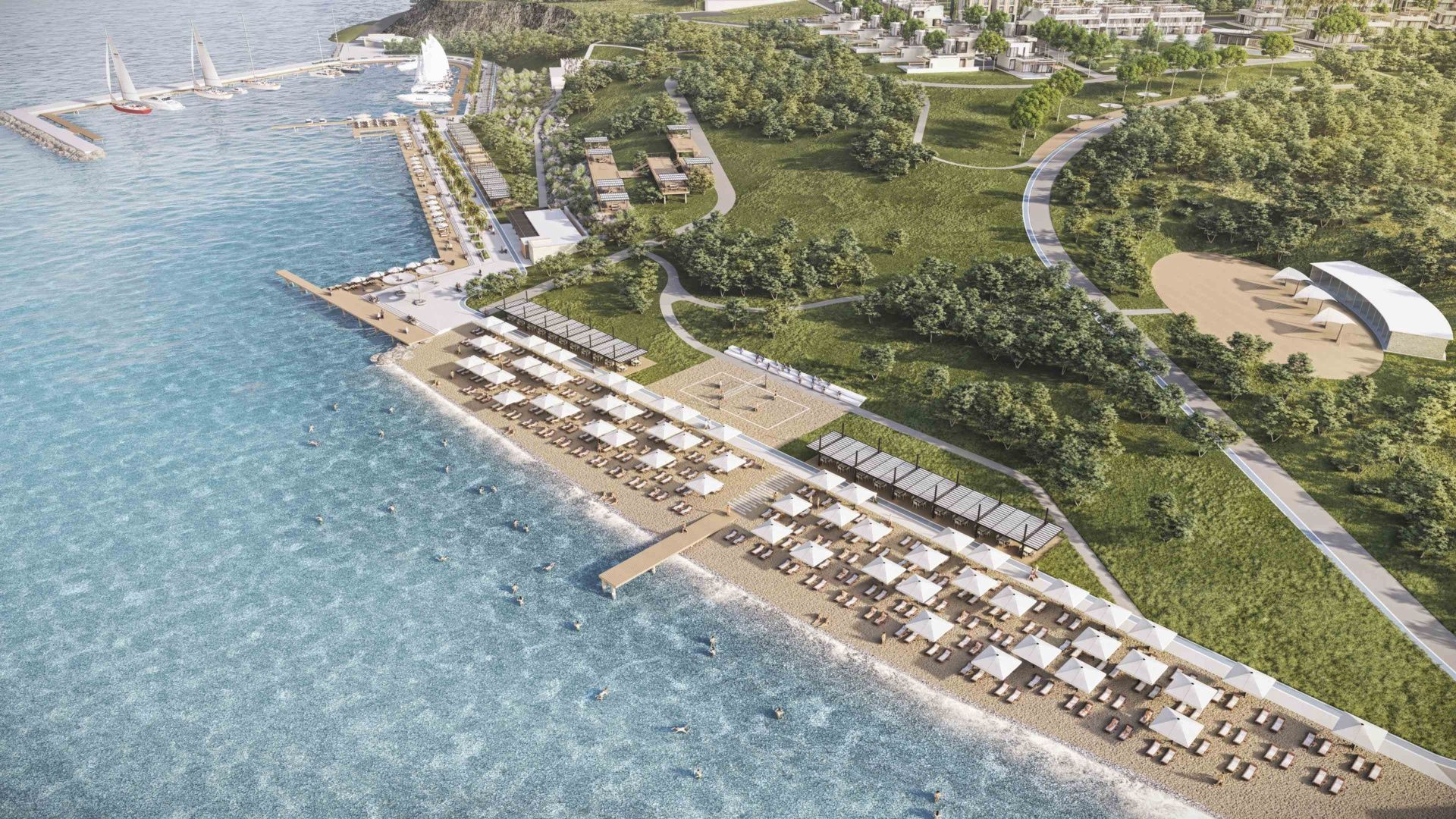 3-комнатные апартаменты 112 м² с террасой 25 м² в комплексе с уникальной инфраструктурой у моря — фото 41