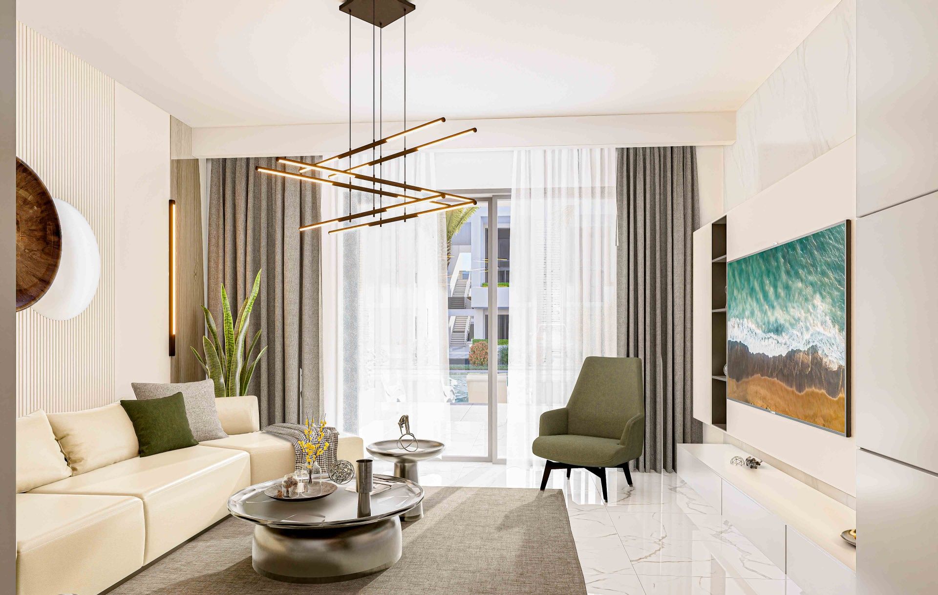Студия 54 м² с террасой 8 м² в курортном комплексе — фото 38